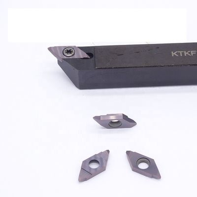 PVD طلاء CNC كربيد إدراج مخرطة CNC خيوط إدراج TKFT12R6005